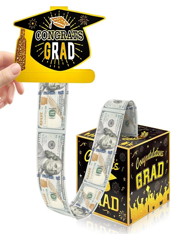 Asekonc 2025 Graduation Gifts, Class of 2025 Money Gift Box, Funny Surprise Cash Gift Idea Kit DIY Money Holder for Graduation Parties Gifts College High School Grads - Image 1